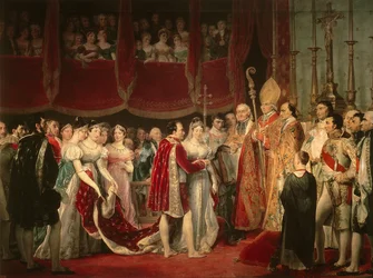 The Marriage Ceremony of Napoleon I and Archduchess Marie-Louis on 2nd April 1810